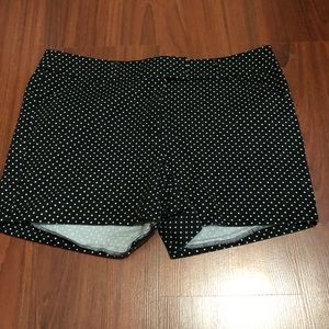 Black White Polka Dot Shorts
